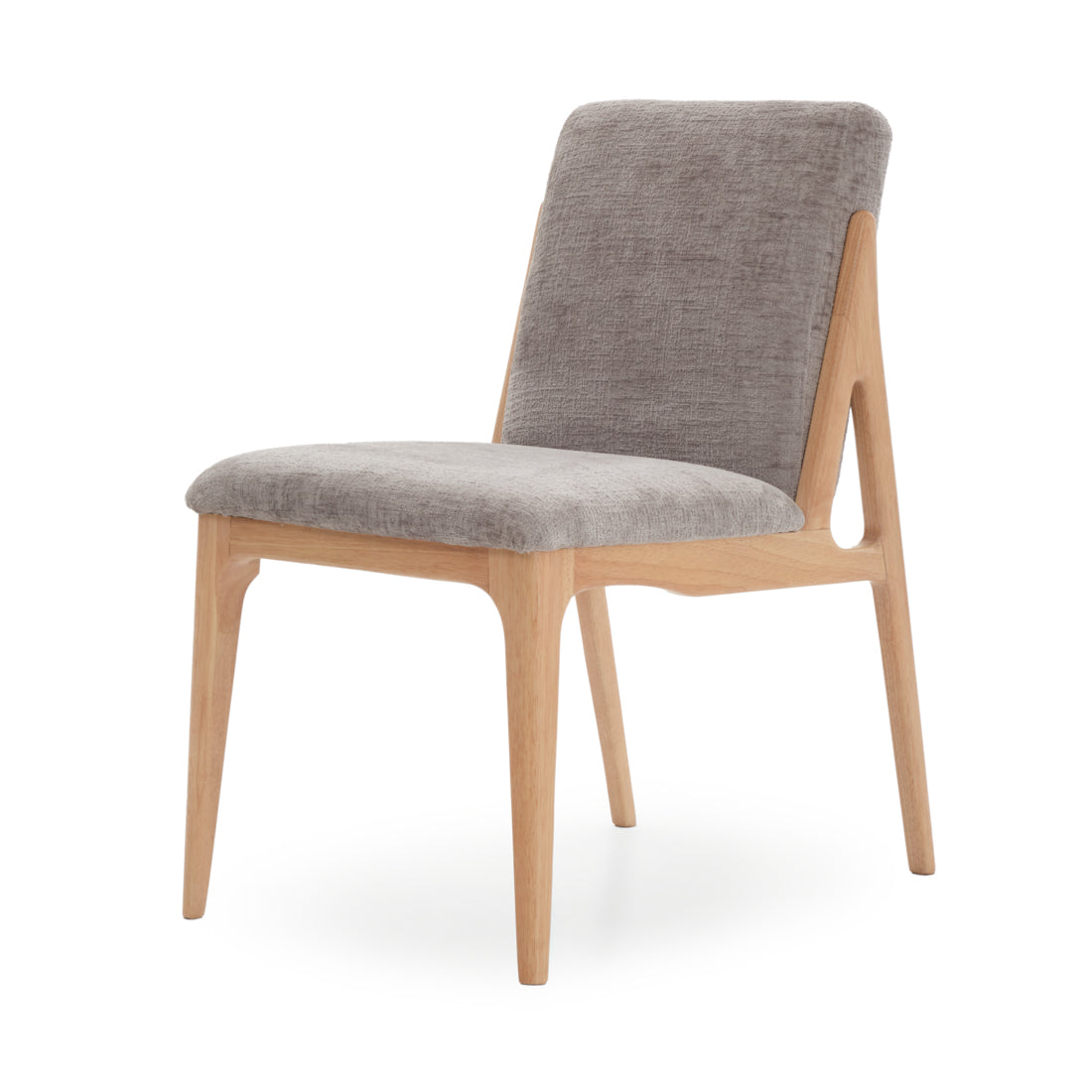 Edrina Fabric Chair Light Grey