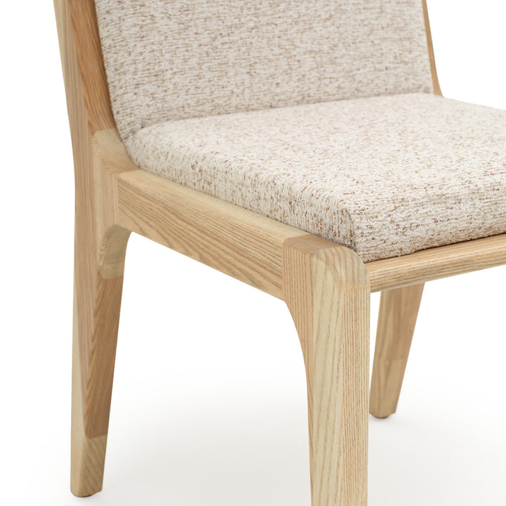 Narah Fabric Chair Light Grey