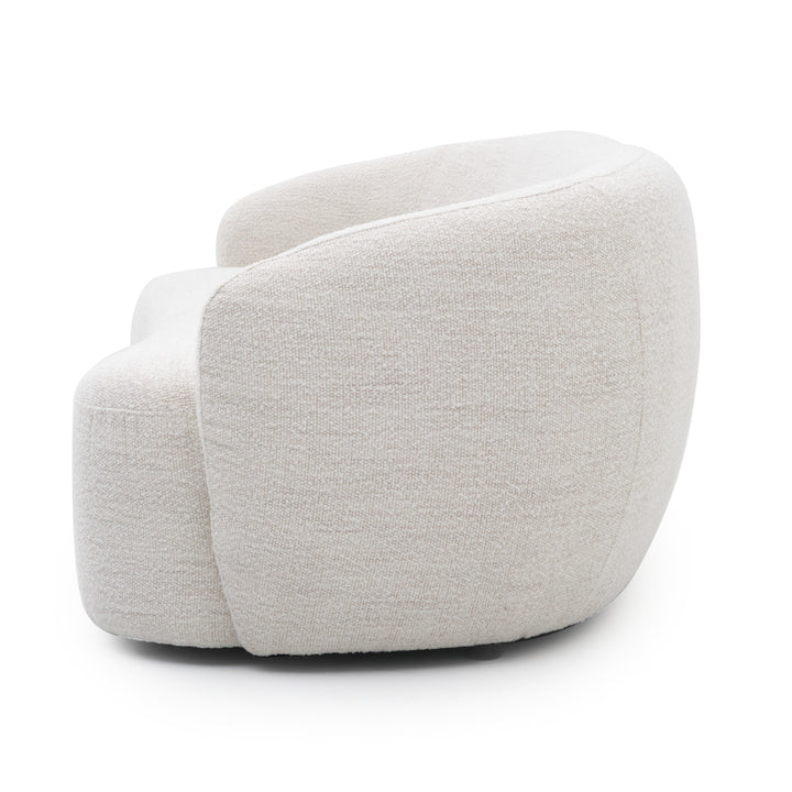 Sorena Fabric Loveseat Off White