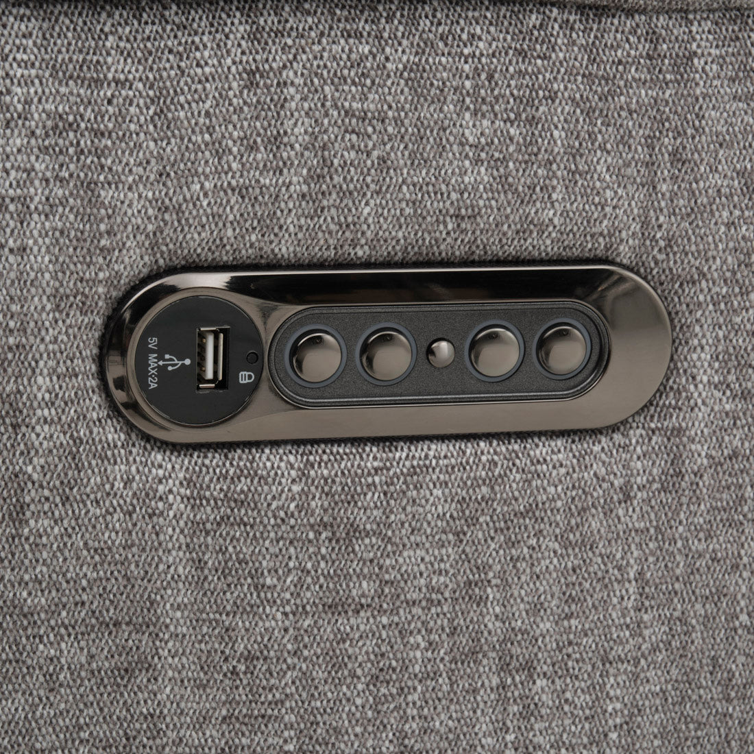 Warren Fabric Reclining Sofa Dark Grey