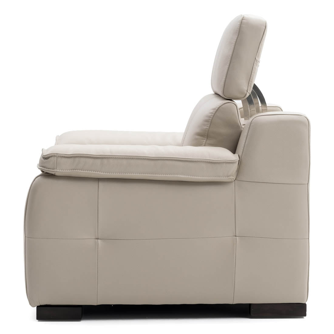 Nova Reclining Accent Chair Light Grey