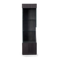 Carlyle Wood Bookcase Dark Grey