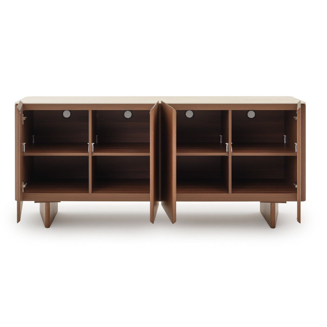 Navani Wood Sideboard Light Brown