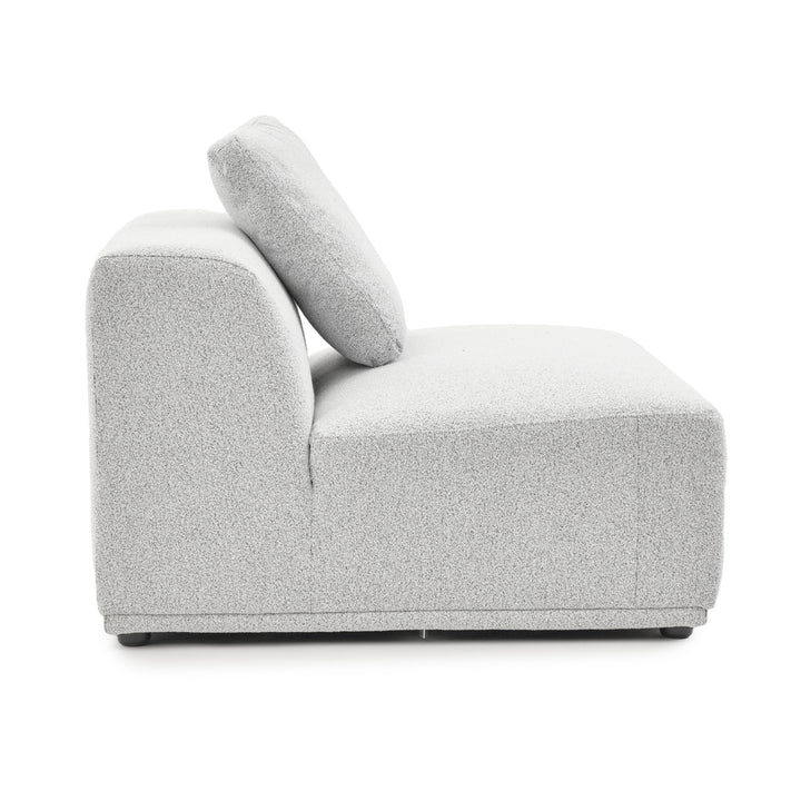 Willowdale Modular Armless Chair Light Grey