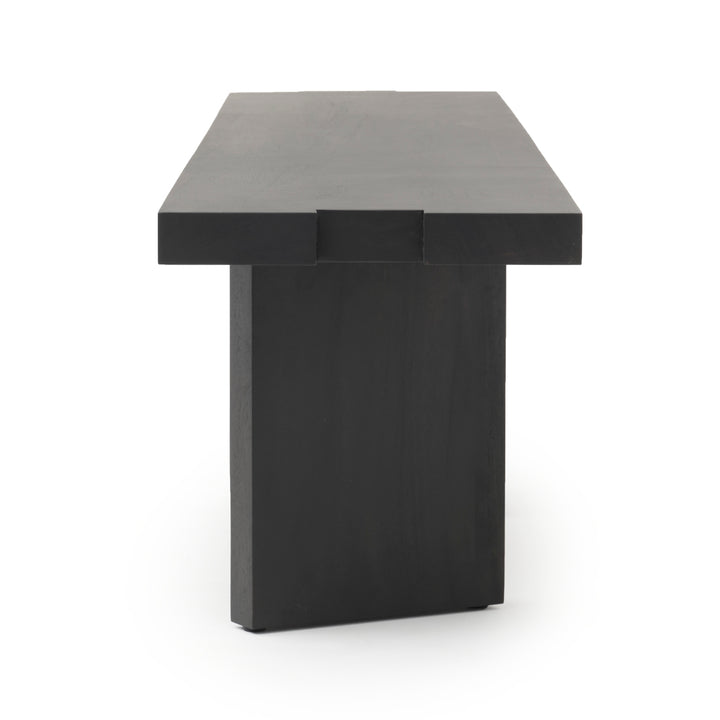 Shayla Wood Bench Black