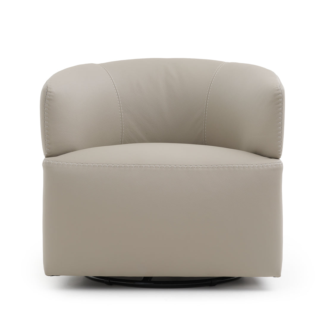 Westie Swivel Accent Chair Light Grey