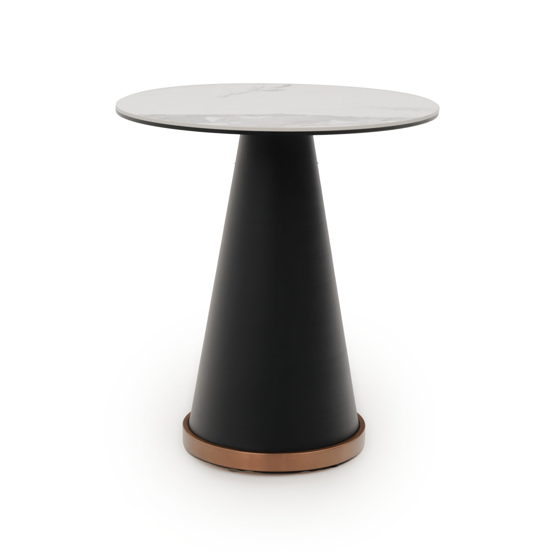 Wyon Ceramic End Table Black