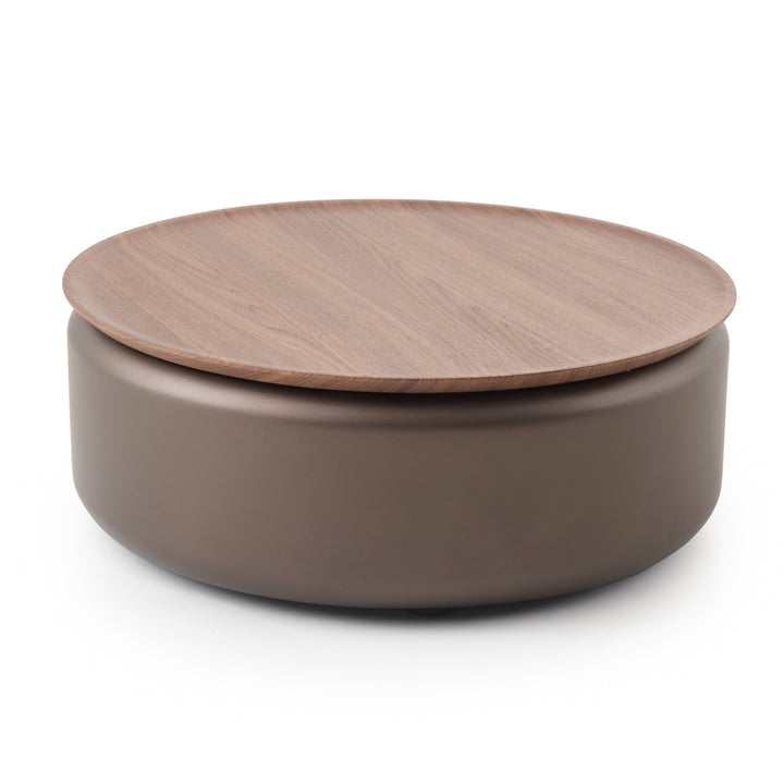 Narelle Wood Coffee Table Dark Brown