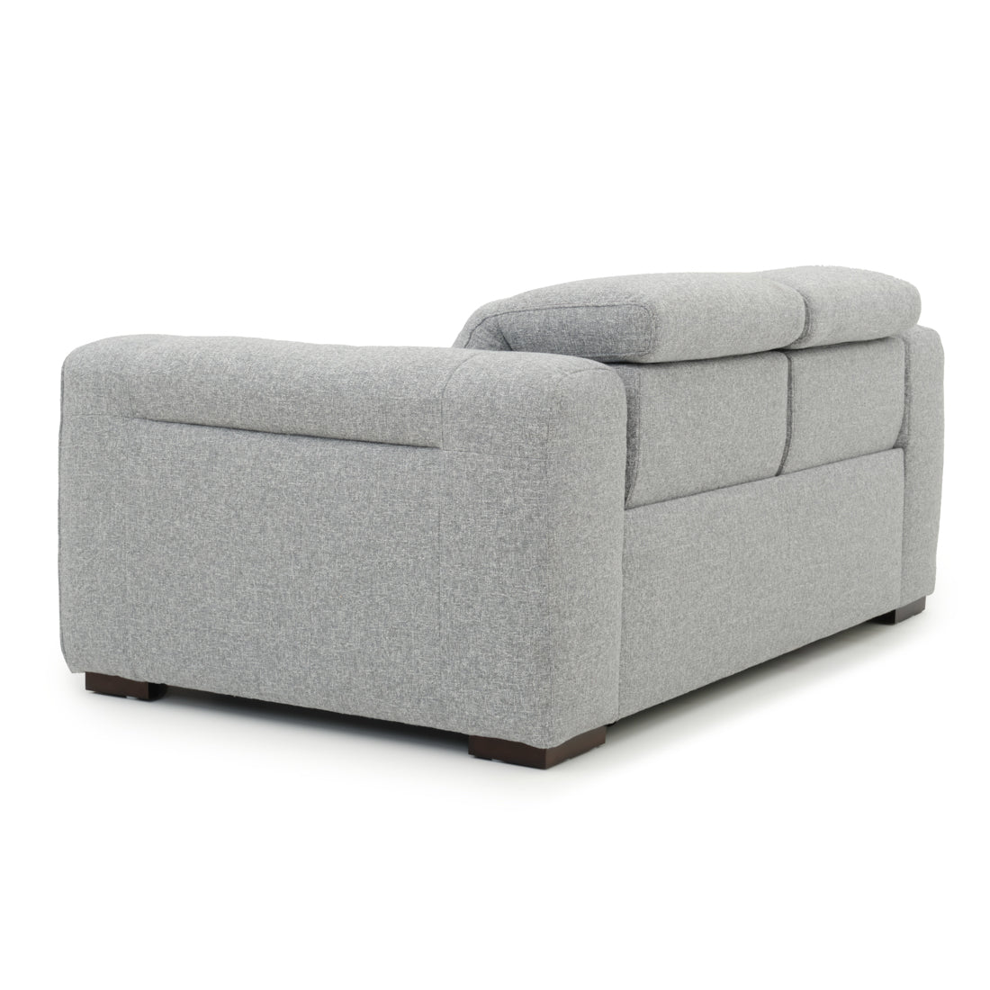 Niguel Fabric Reclining Loveseat Light Grey