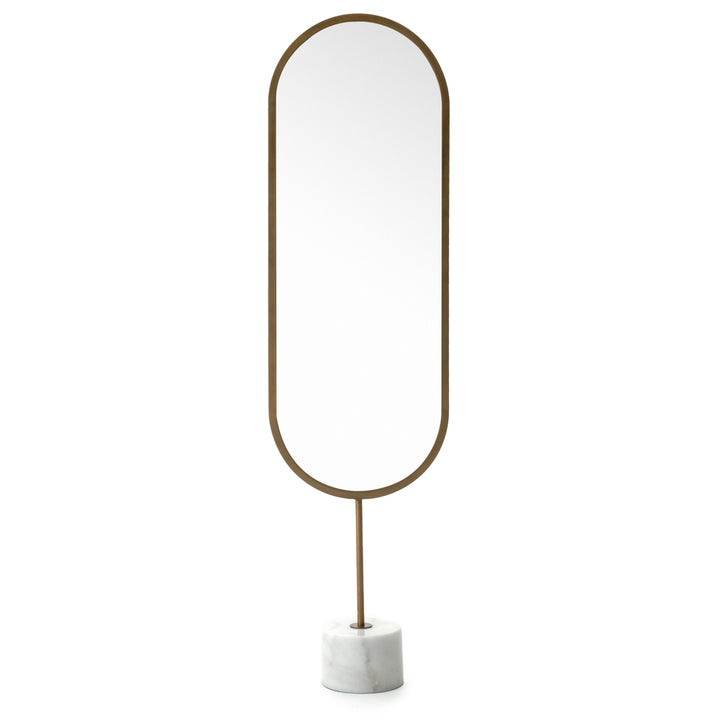 Warli Floor Mirror White
