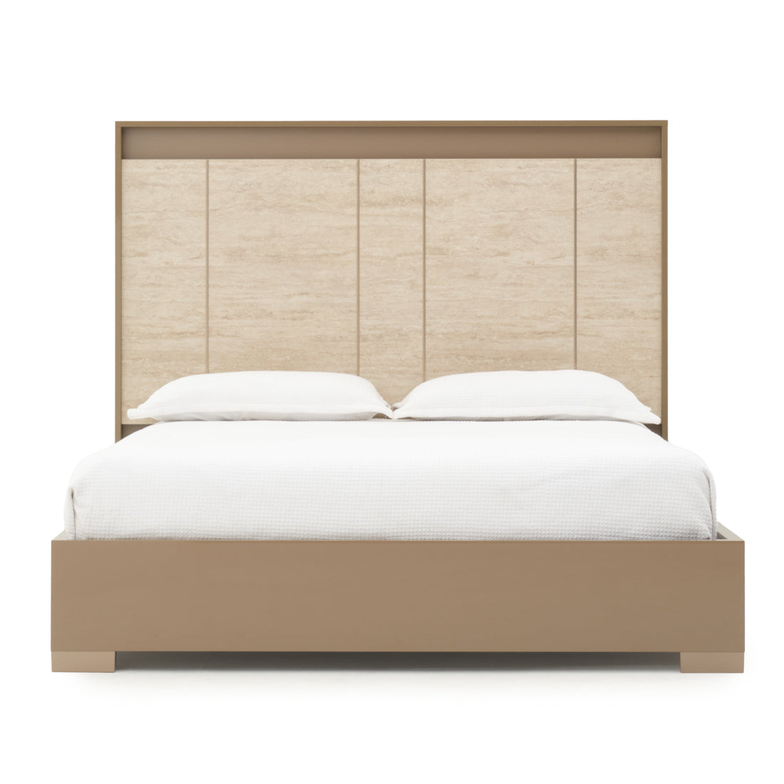Nunzia Queen Bed Beige