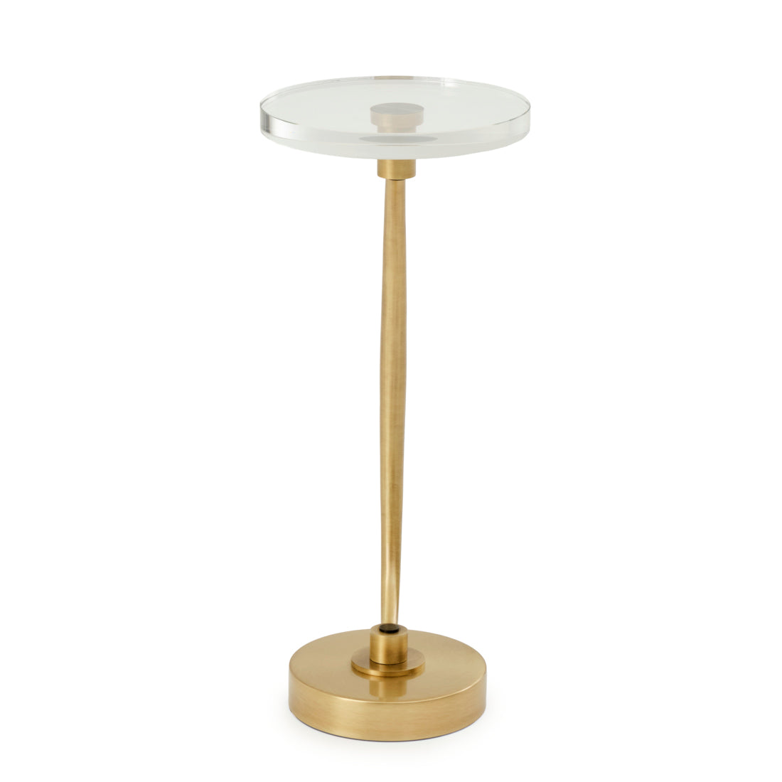 Evanly Glass Accent Table Gold
