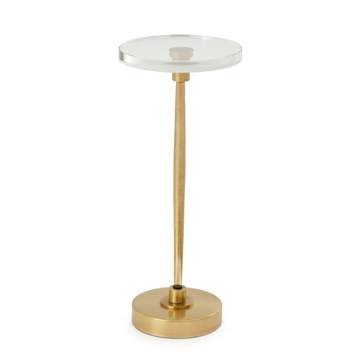 Evanly Glass Accent Table Gold