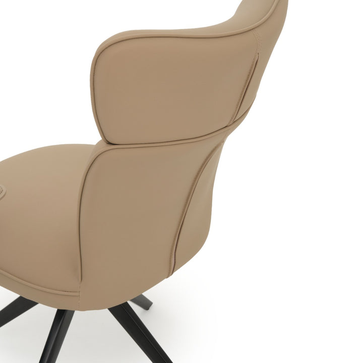 Edrian Swivel Armchair Taupe