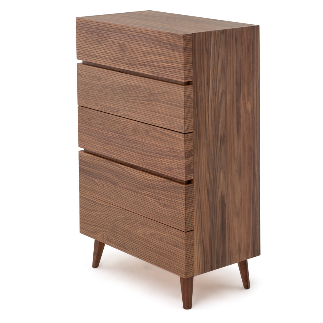 Eckhart 5-Drawer Chest Dark Brown