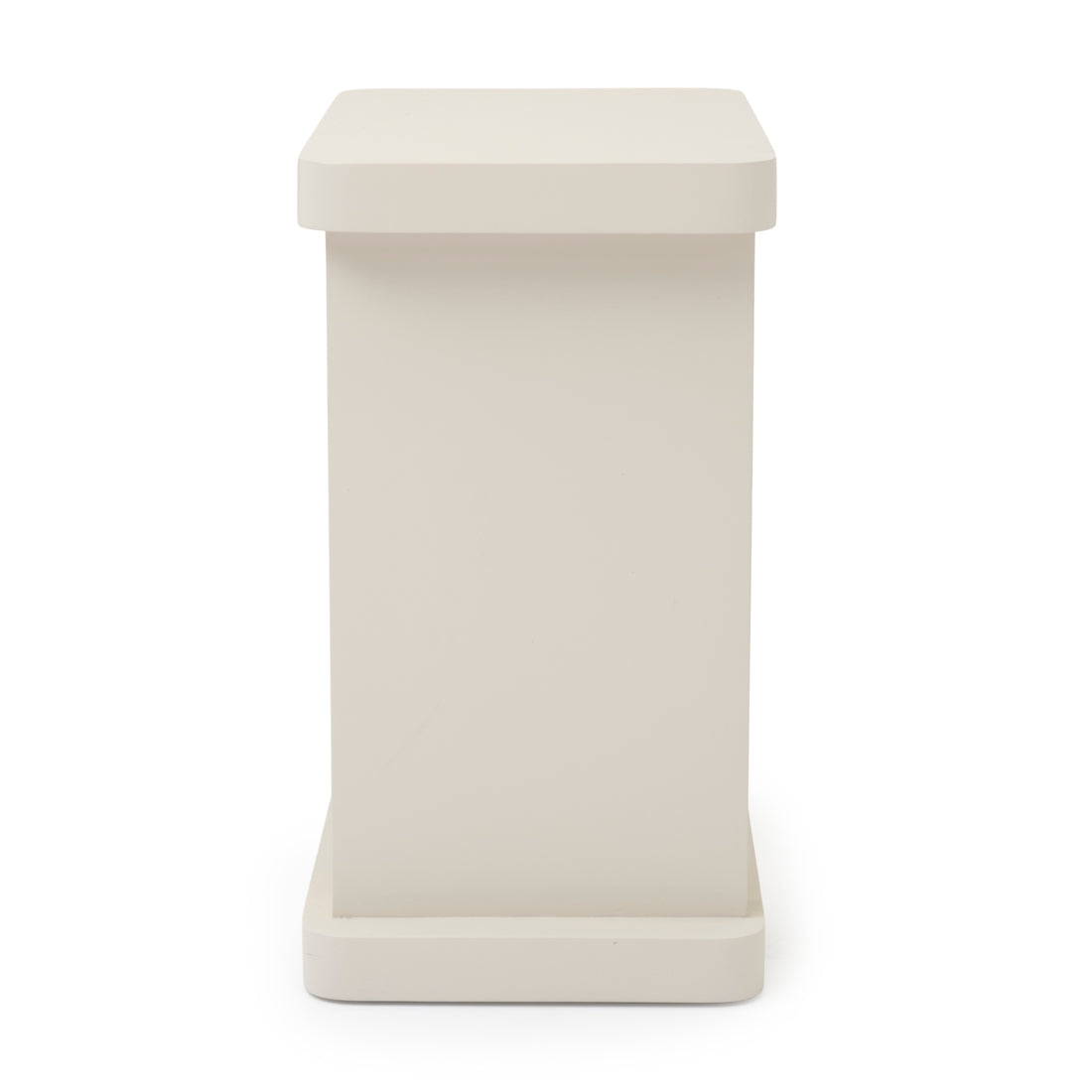Siya Wood Accent Table White