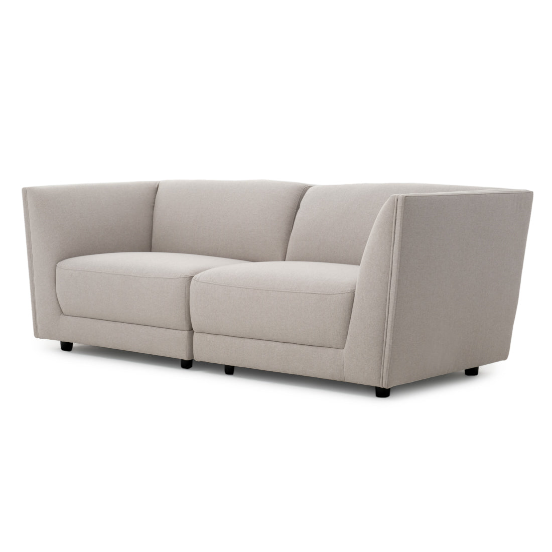 Nathan Fabric Modular Sofa Light Grey