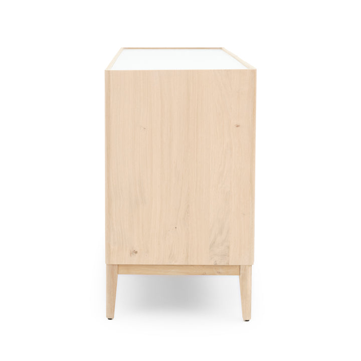 Eromi Wood Sideboard Light Brown