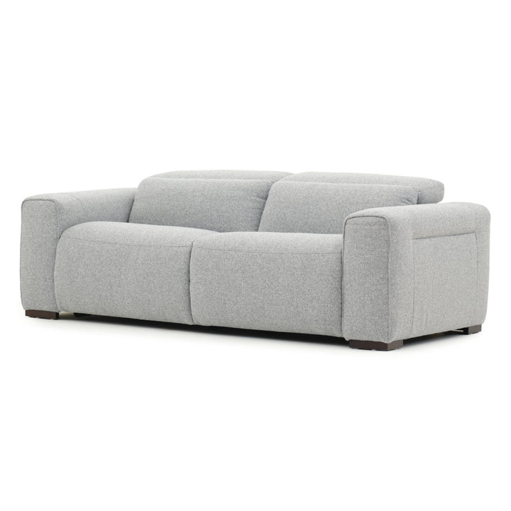 Niguel Fabric Reclining Sofa Light Grey
