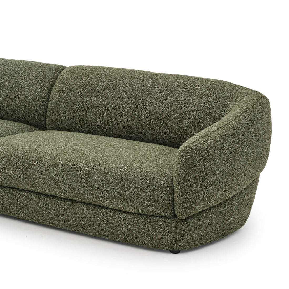 Nesla Fabric Sofa Dark Green