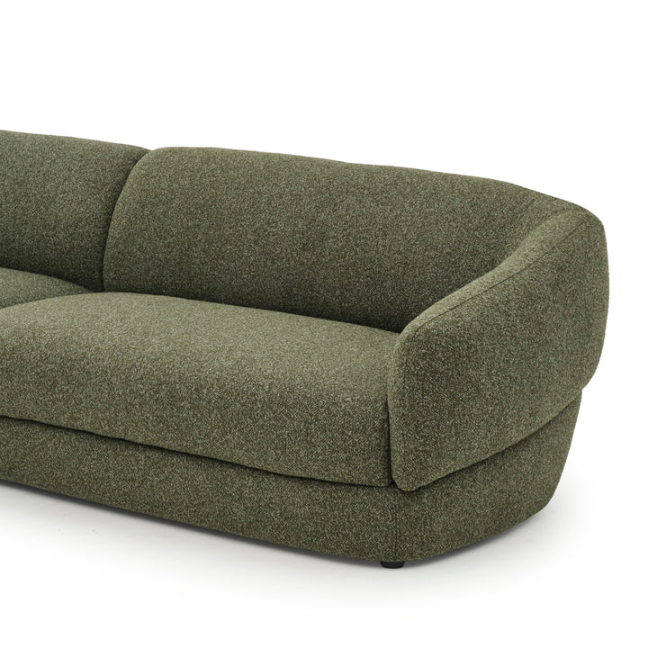 Nesla Fabric Sofa Dark Green