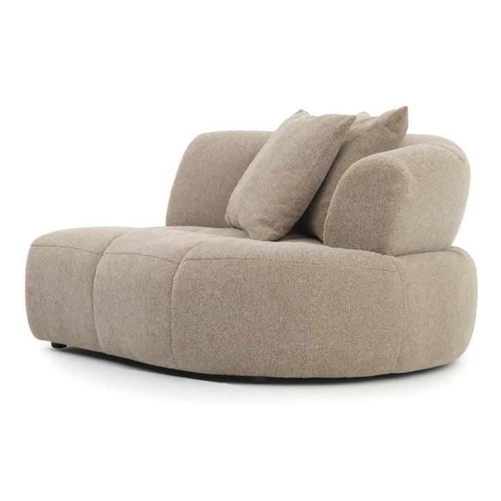 Edwina Modular Right Loveseat Taupe
