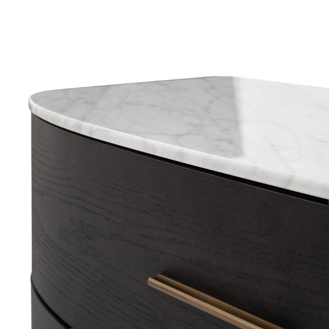 Widisha 5-Drawer Chest Dark Brown