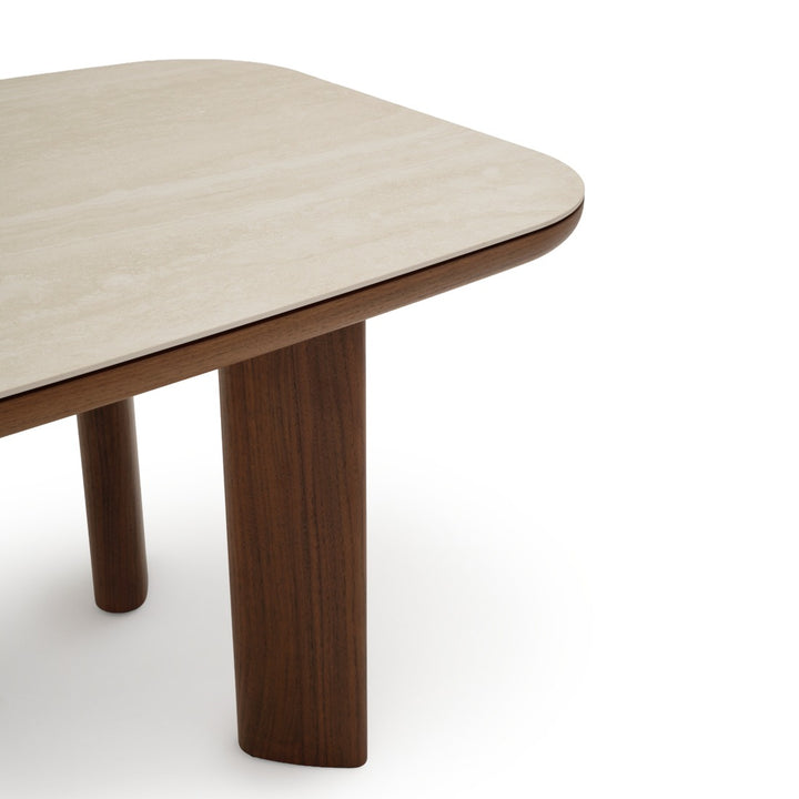 Navani Dining Table Light Brown
