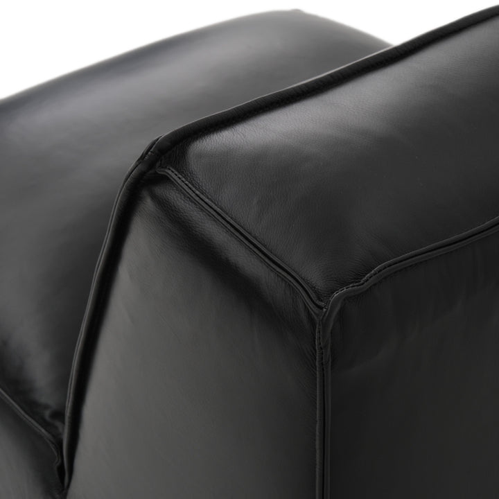 Nook Modular Armless Chair Black