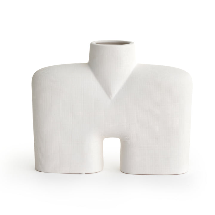Essoto Ceramic Vase White