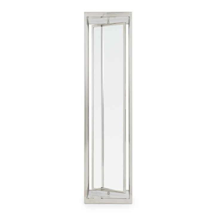 Warli Floor Mirror White