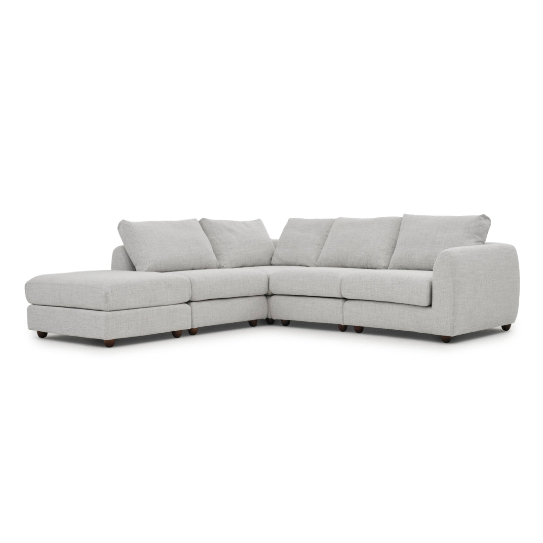 Nadal Fabric Modular Set Light Grey