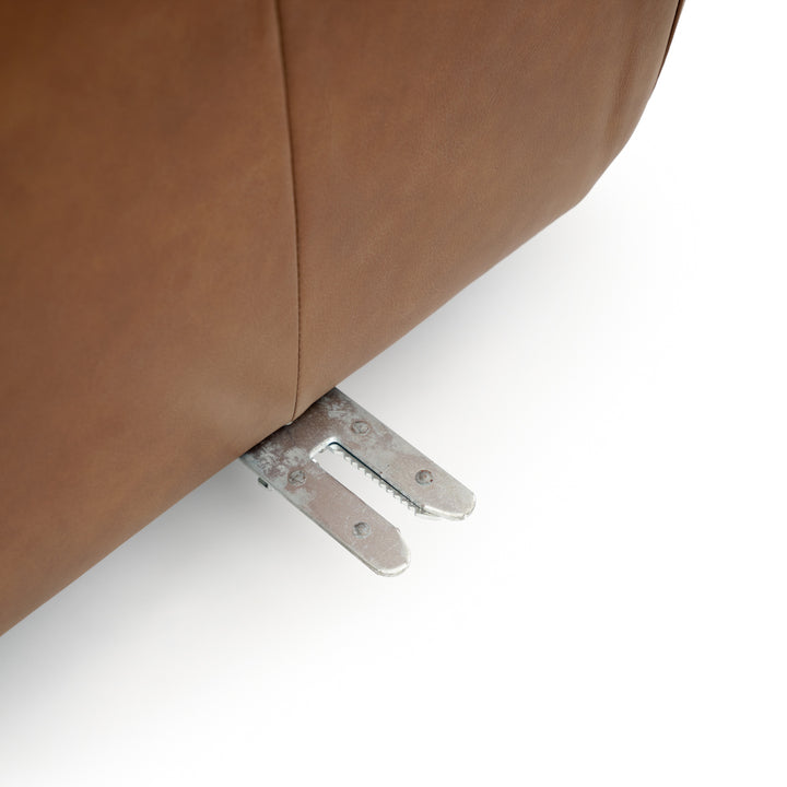 Nessa Leather Modular Set Dark Brown
