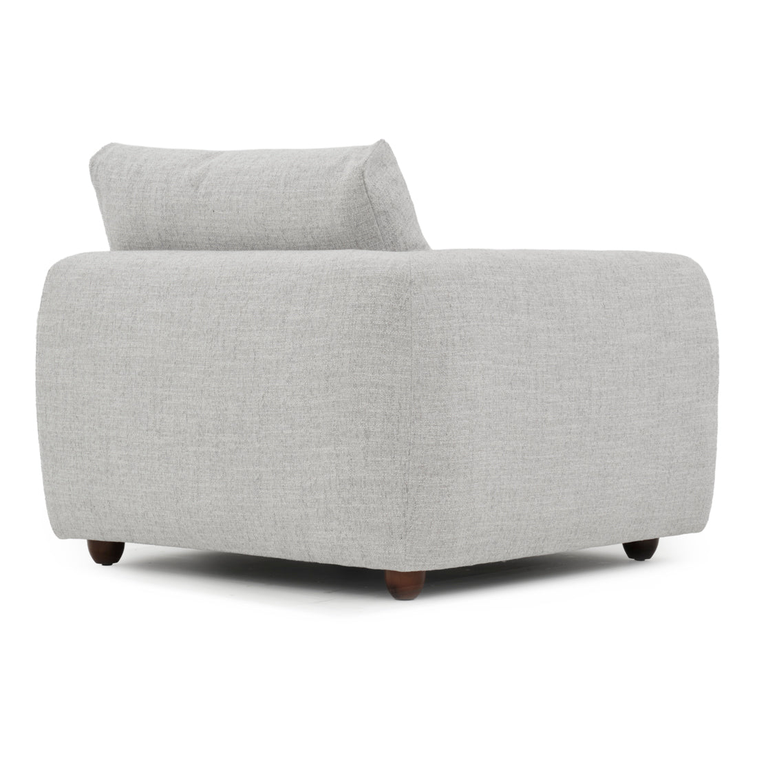 Nadal Modular Left Chair Light Grey