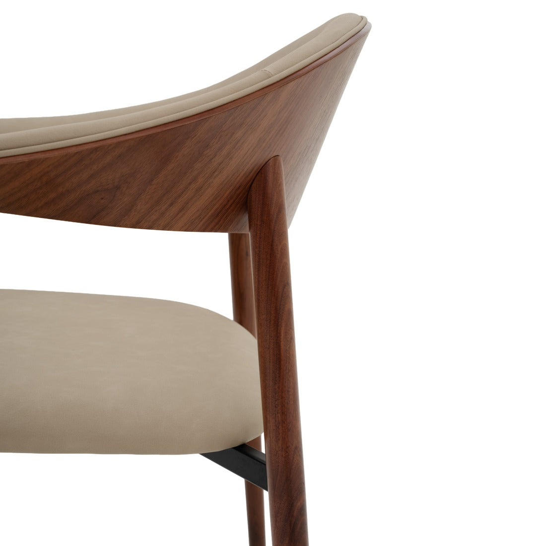 Etina Wood Armchair Taupe