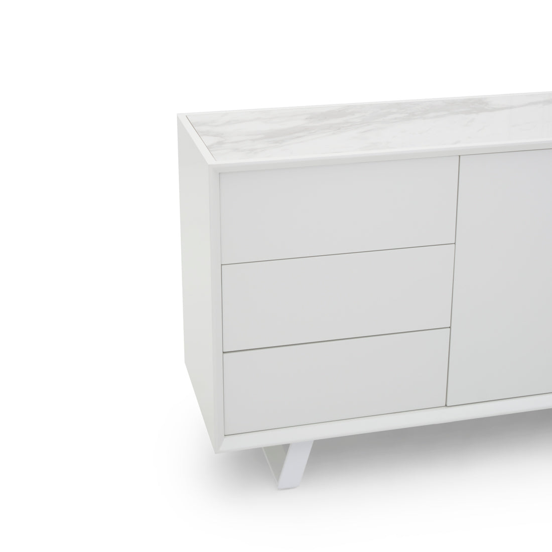 Wimzy Wood Sideboard White