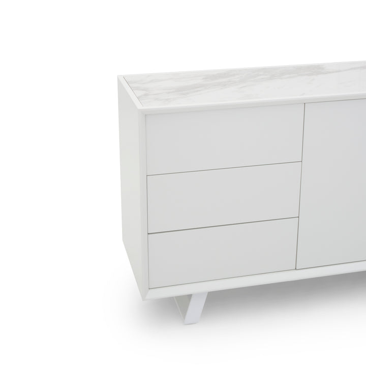 Wimzy Wood Sideboard White