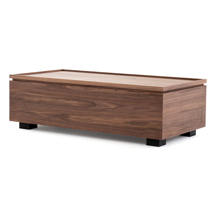 Emmet Wood Coffee Table Dark Brown