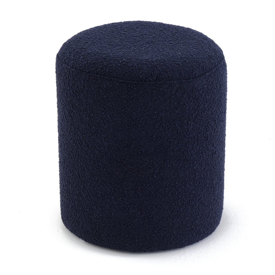 Emondi Fabric Ottoman Dark Blue