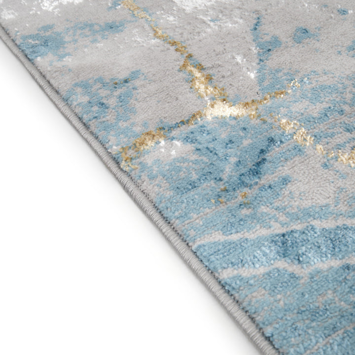 Ensia Area Rug Light Blue