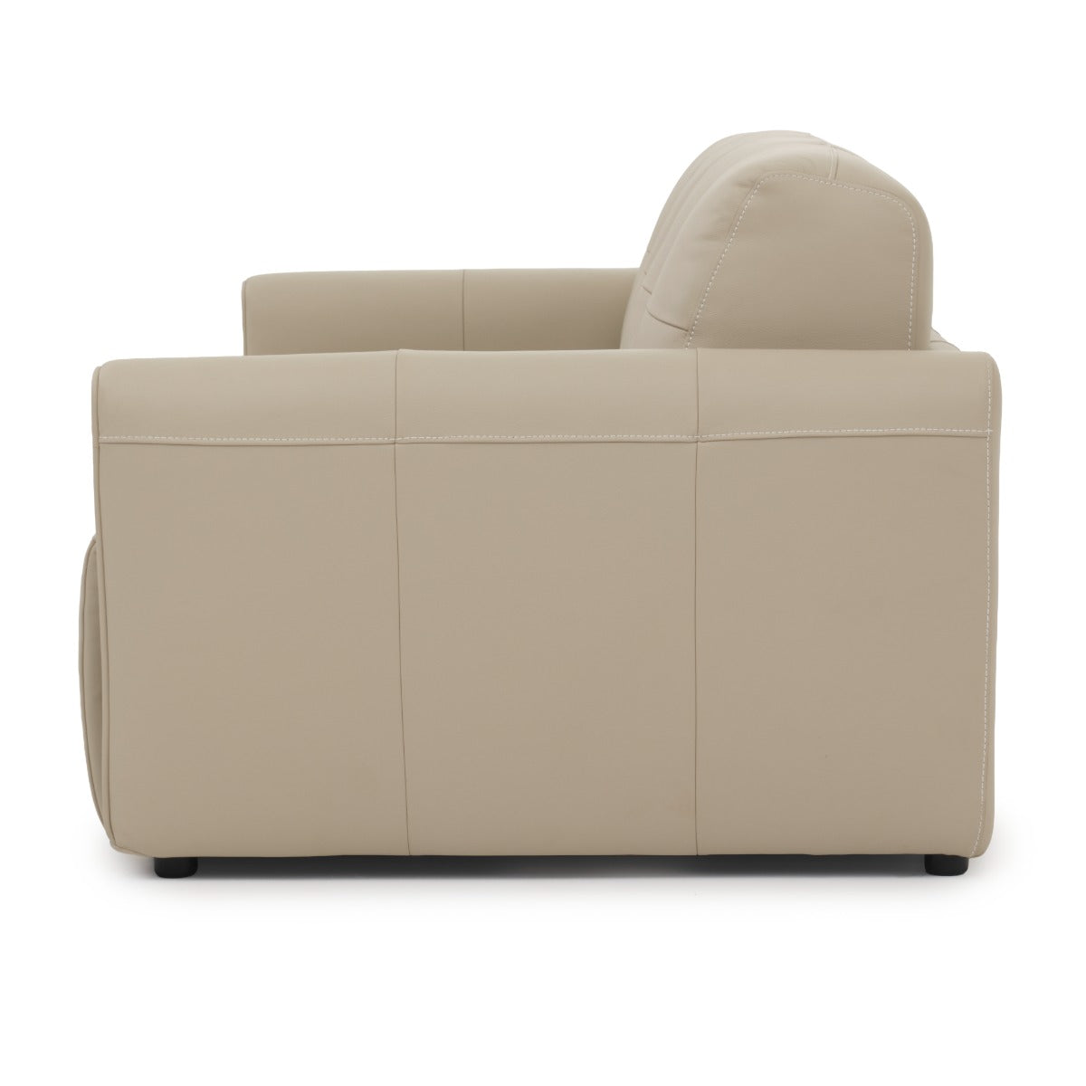 Narita Leather Double Sofa-Bed Beige
