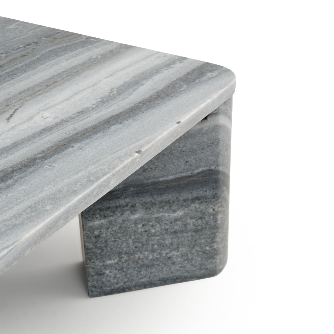 Wamin Marble Coffee Table Light Grey