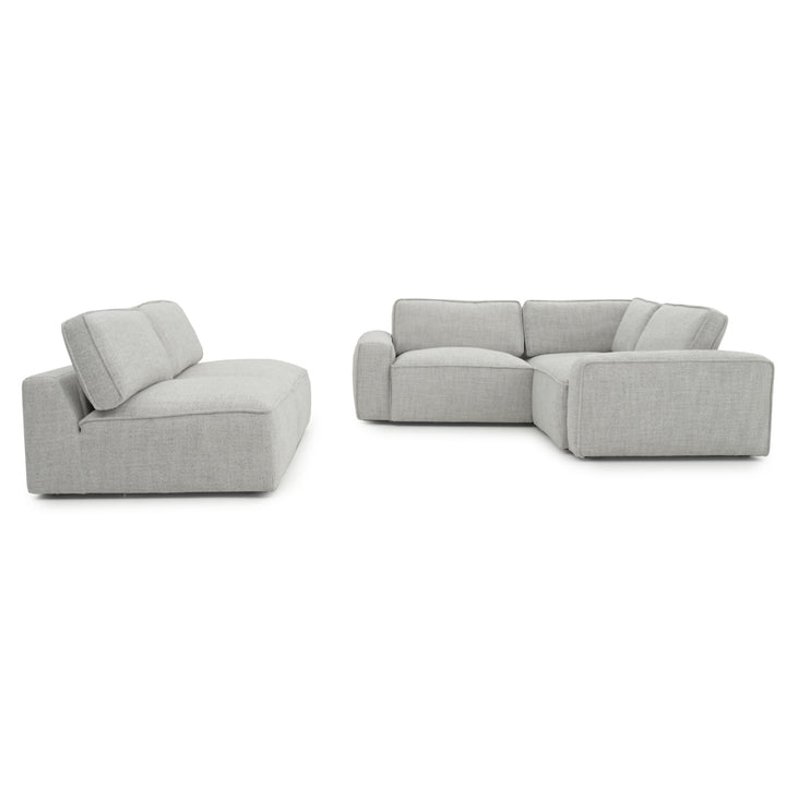 Nash Fabric Modular Set Light Grey