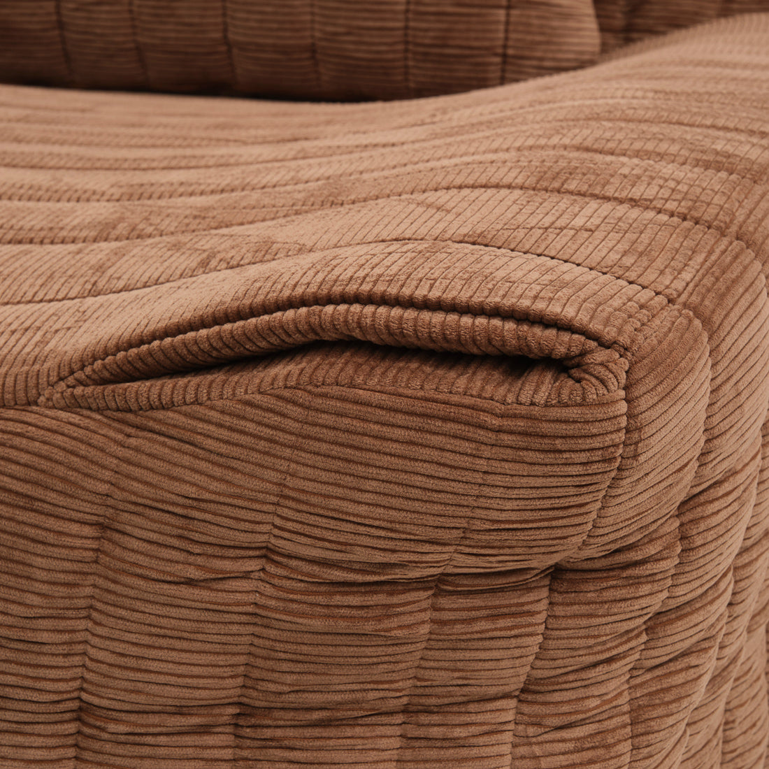 Esmina Fabric Accent Chair Dark Brown