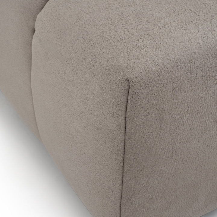 Norika Modular Left Chair Light Grey
