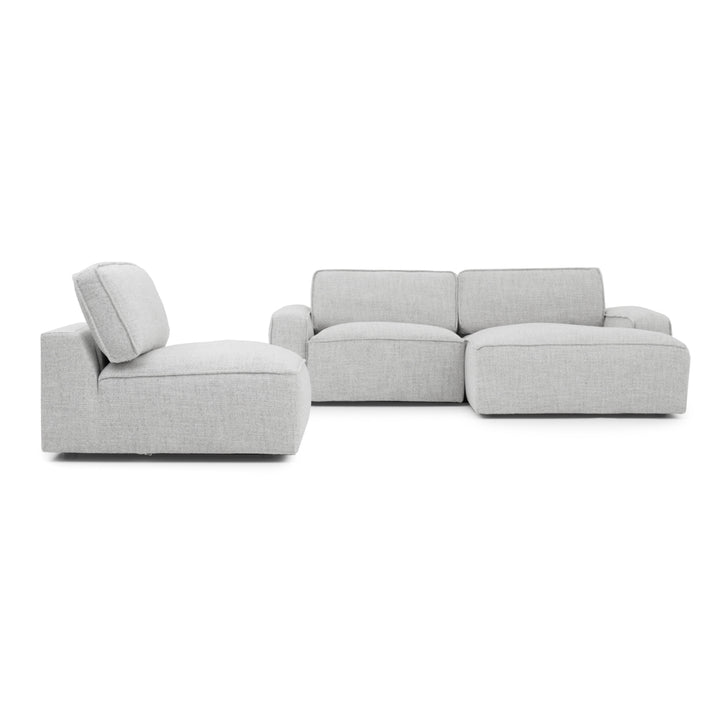 Nash Fabric Modular Set Light Grey