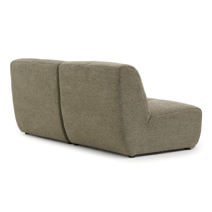 Nalinda Fabric Modular Loveseat Light Green