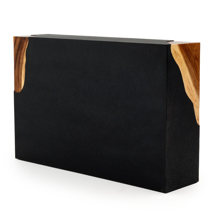 Nelmo Metal Console Table Black