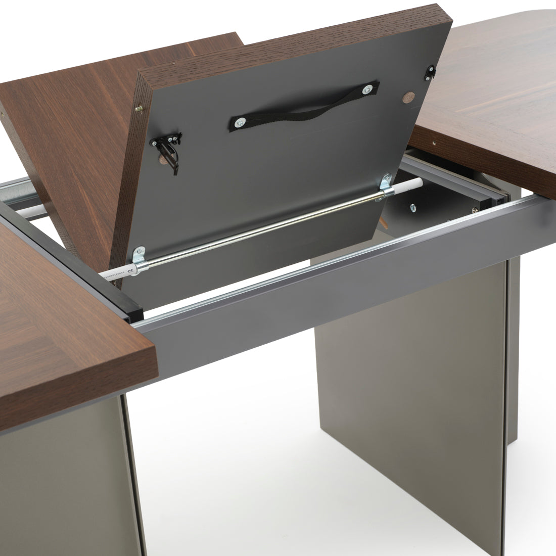Wadena Extendable Dining Table Dark Brown
