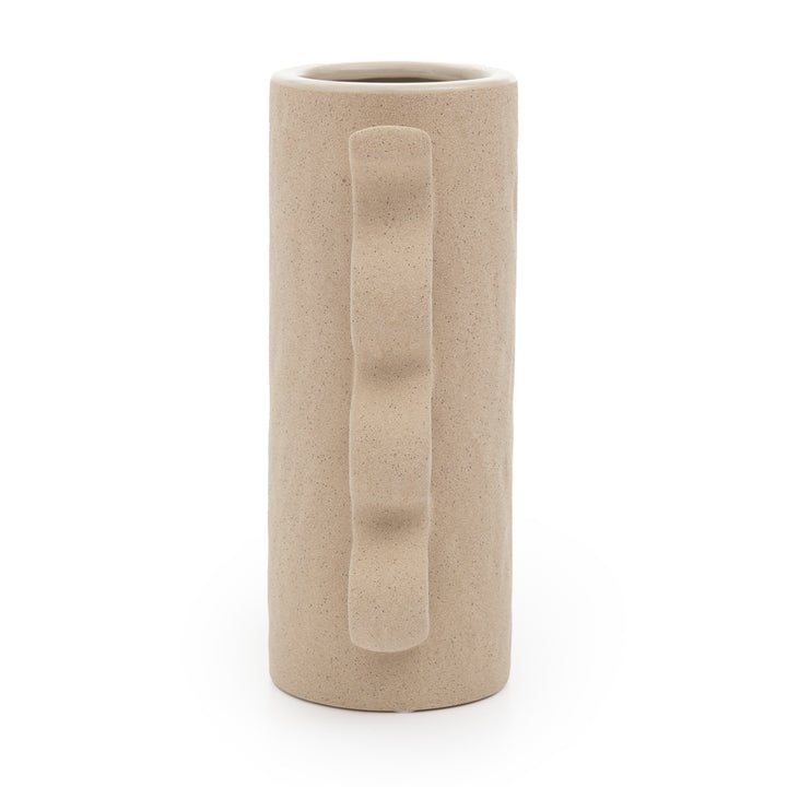 Ebisca Ceramic Vase Beige